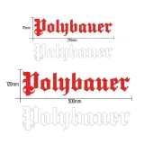 POLYBAUER LOGO AUFKLEBER / STICKER