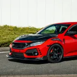HONDA CIVIC TYPE R FK8 CARBON FRONTLIPPE 2-TLG. JS RACING STYLE -INKL.MATERIALGUTACHTEN-